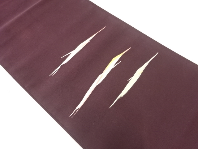 綴れ抽象模様織出し名古屋帯